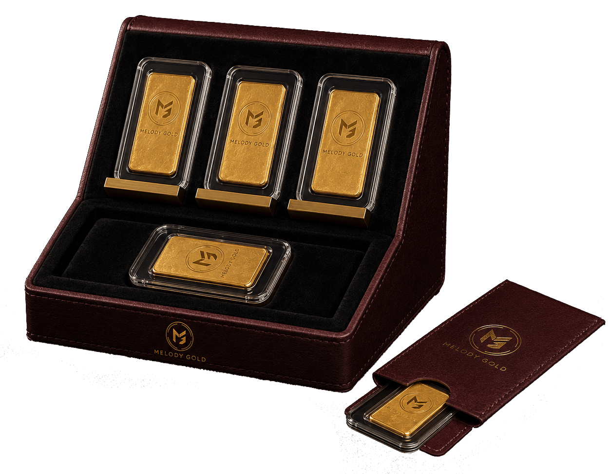 Jewellery line and private-label pieces in Melody Gold finish